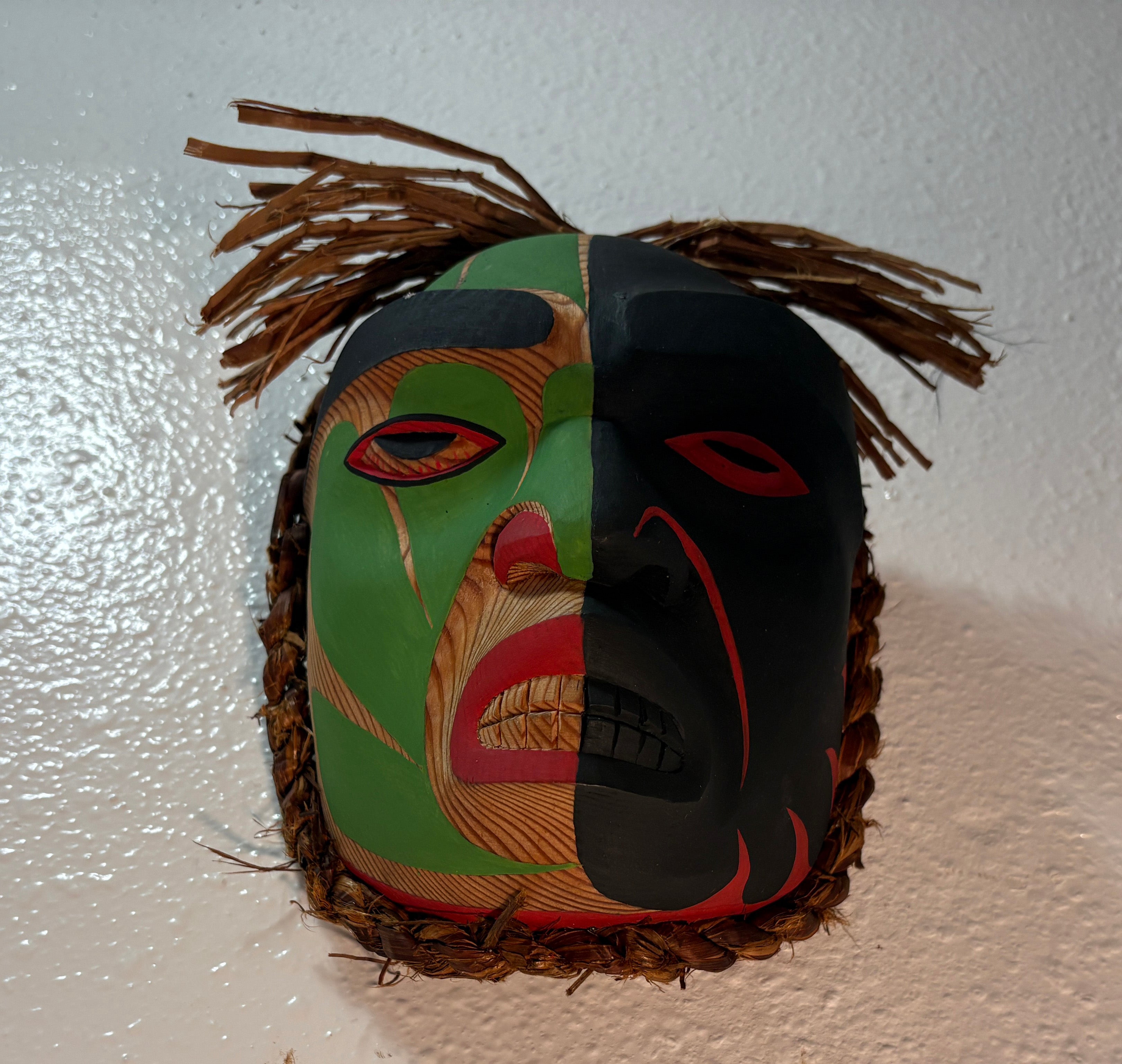 Northwest Coast First Nations art by Gilbert Dawson - Ridicule Mask