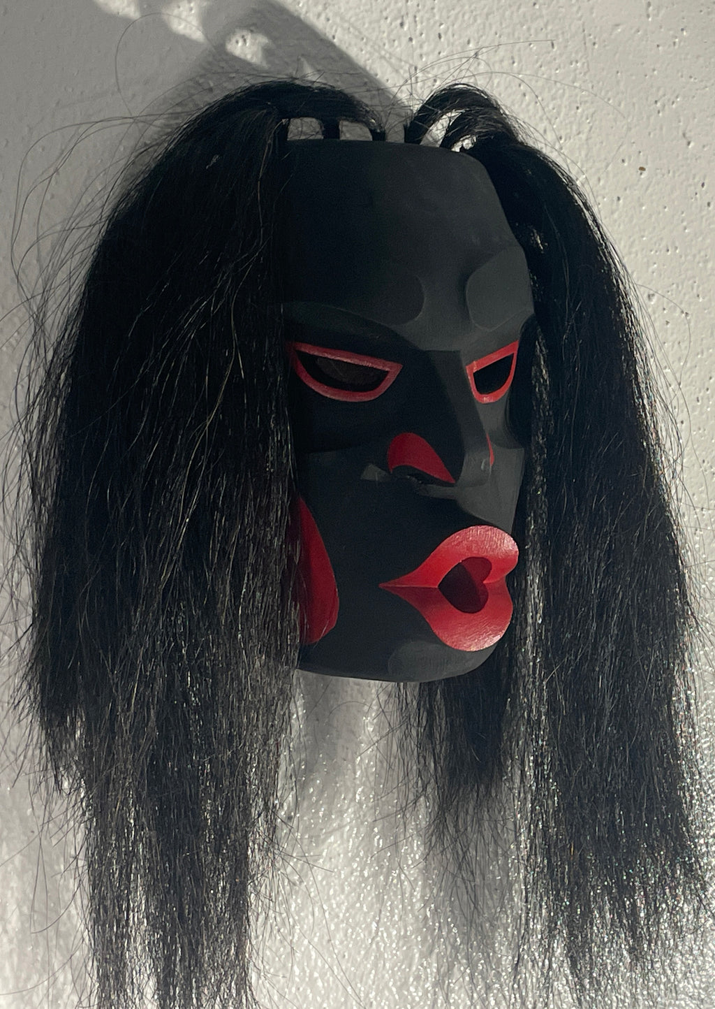 Northwest Coast First Nations art by Morris Johnny and Gilbert Dawson - Dzunukwa/Wild Woman