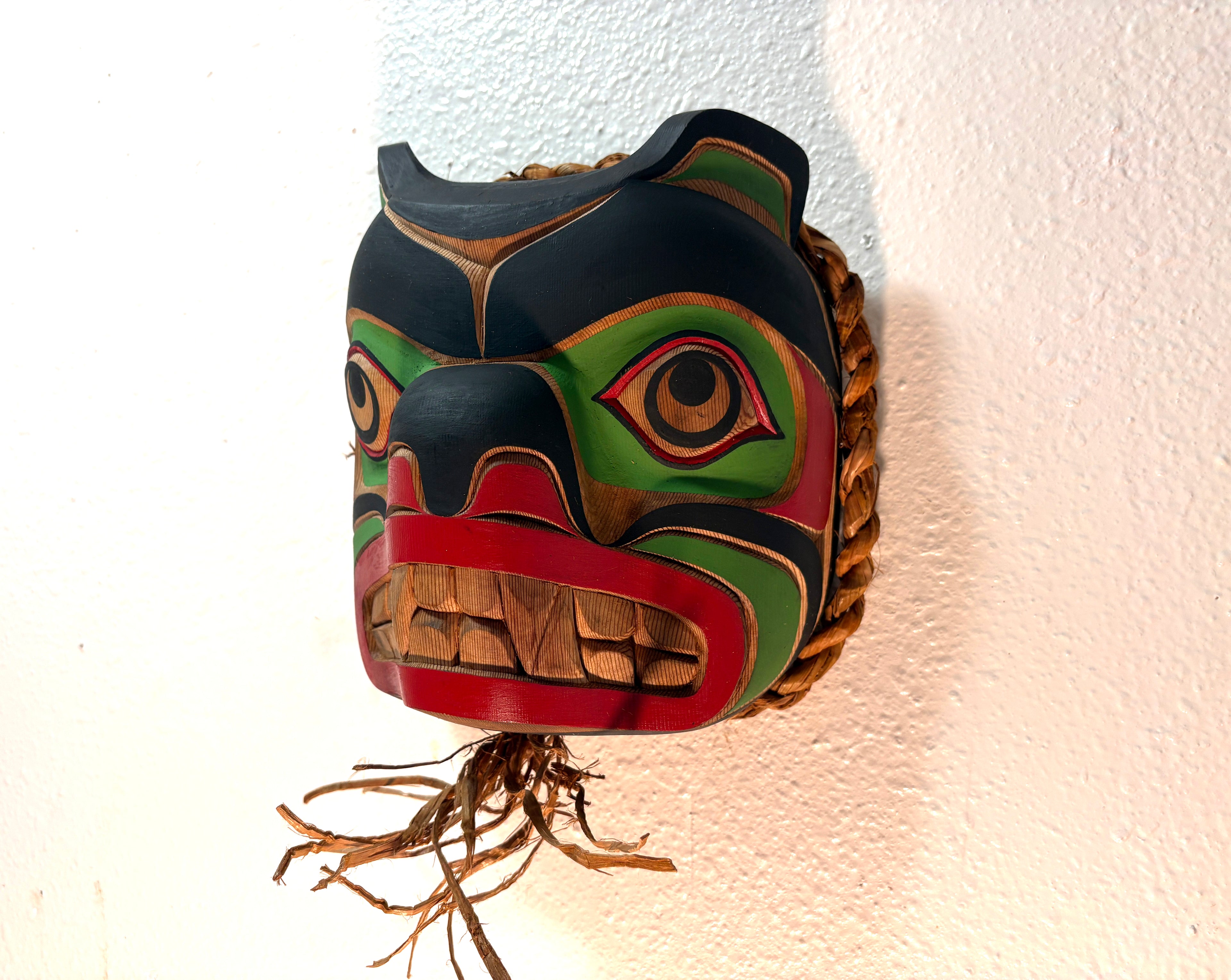 Northwest Coast First Nations art by Gilbert Dawson - BEAR Mask