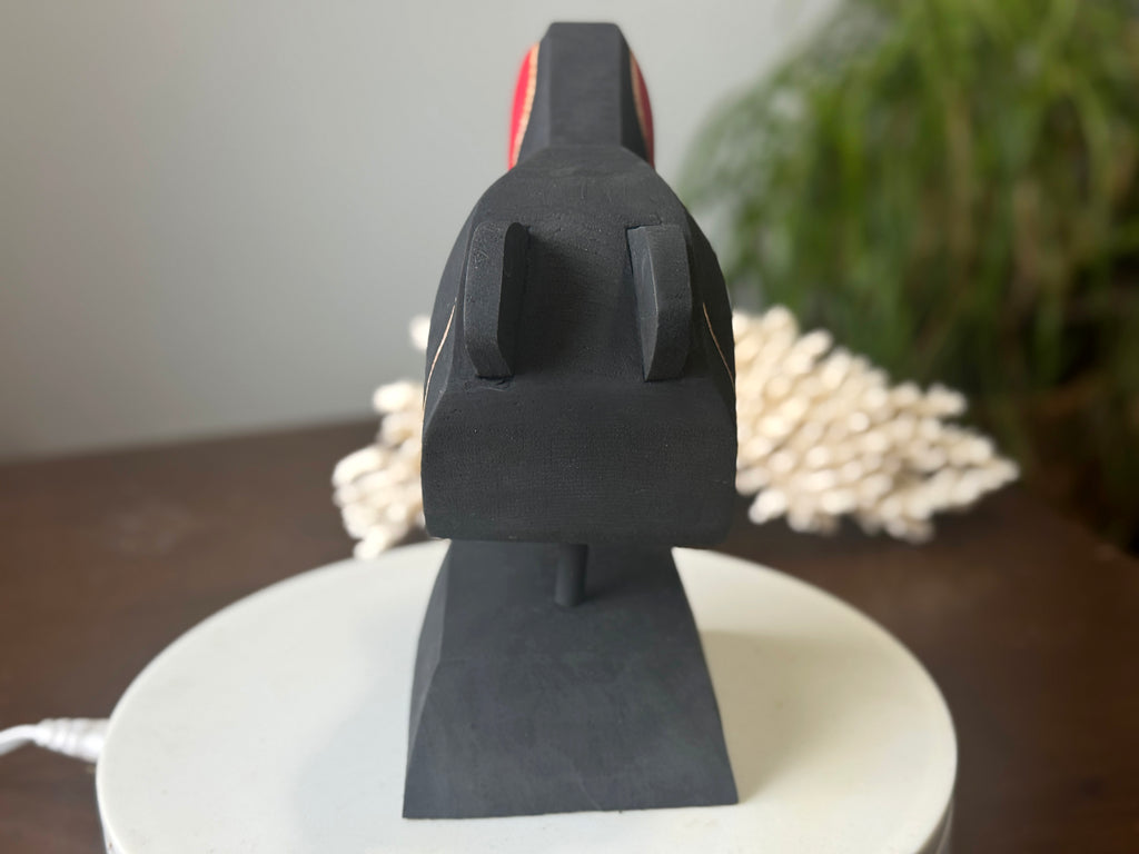 Northwest Coast First Nations art by Gilbert Dawson - BEAR Maskette on Stand