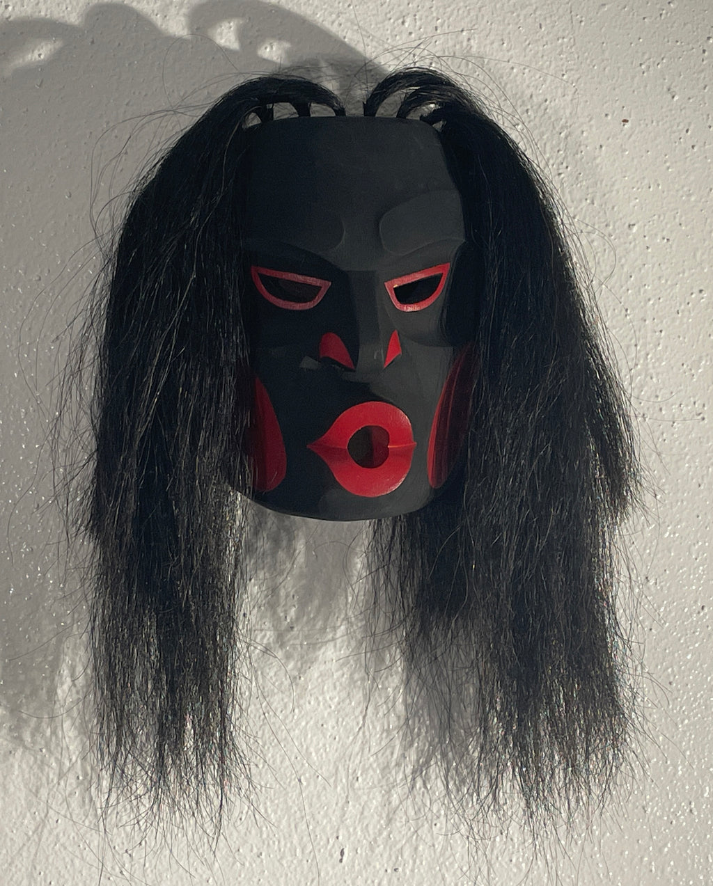 Northwest Coast First Nations art by Morris Johnny and Gilbert Dawson - Dzunukwa/Wild Woman