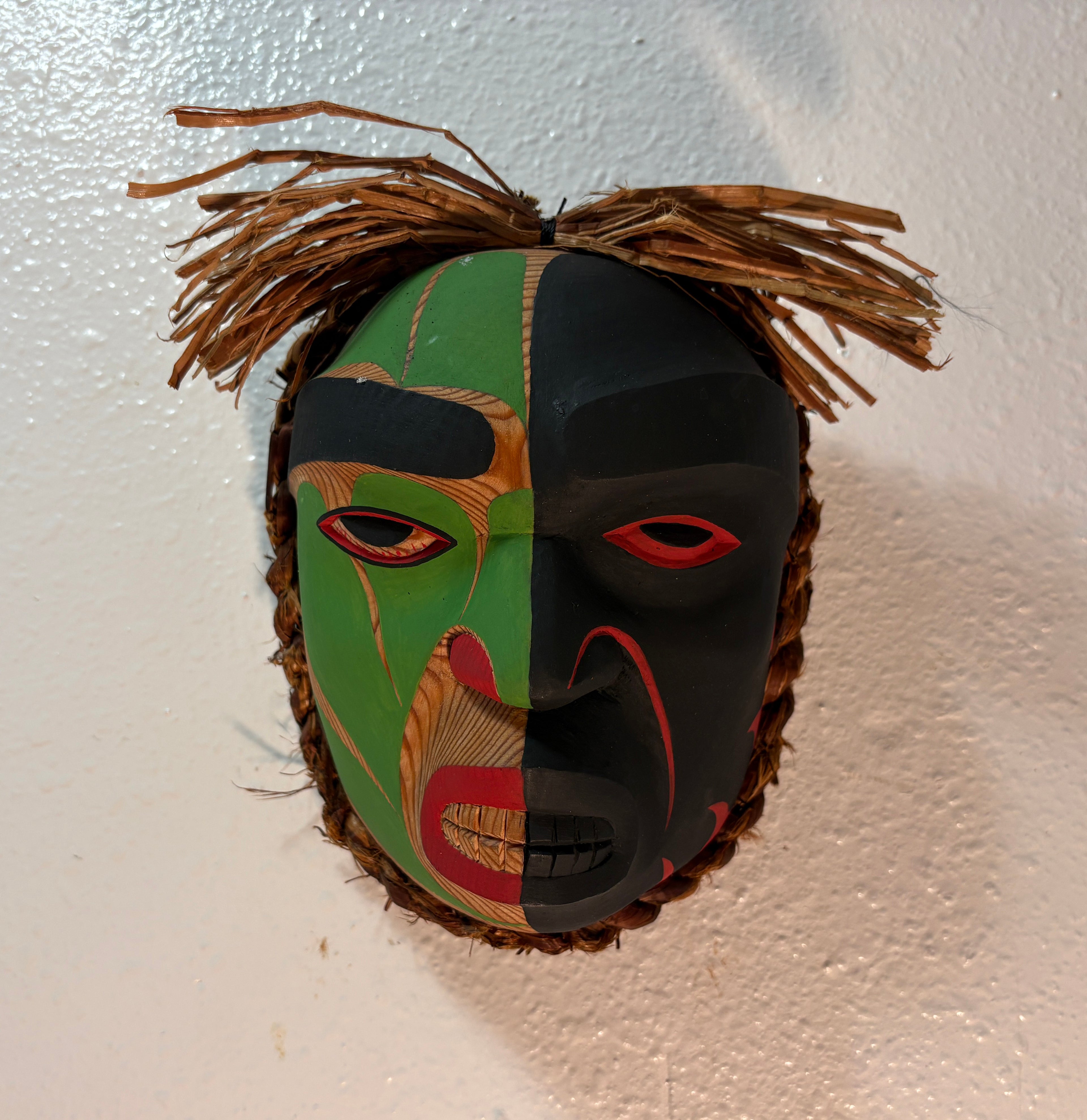 Northwest Coast First Nations art by Gilbert Dawson - Ridicule Mask