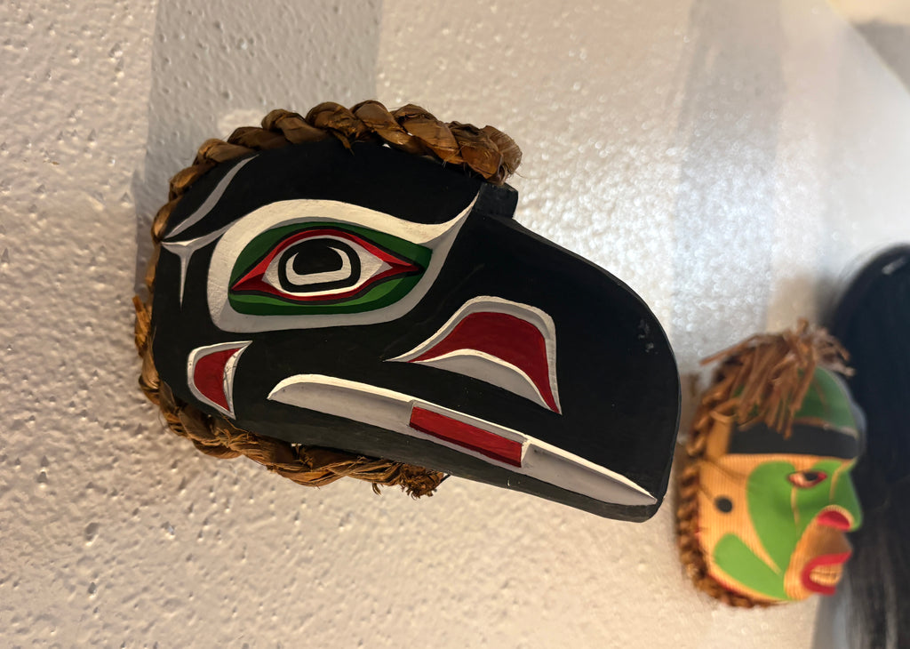 Northwest Coast First Nations art by Gilbert Dawson - RAVEN Maskette