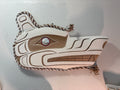 Kwakwaka’wakw Northwest Coast Indigenous carving by Morris Johnny 2026 WHITE WOLF