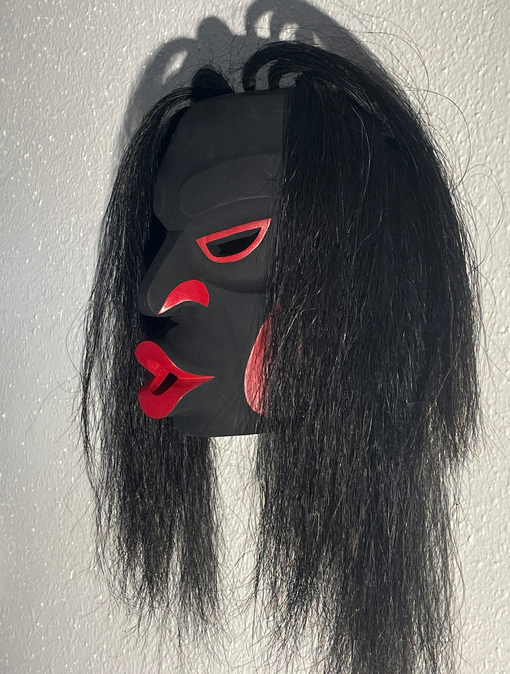 Northwest Coast First Nations art by Morris Johnny and Gilbert Dawson - Dzunukwa/Wild Woman