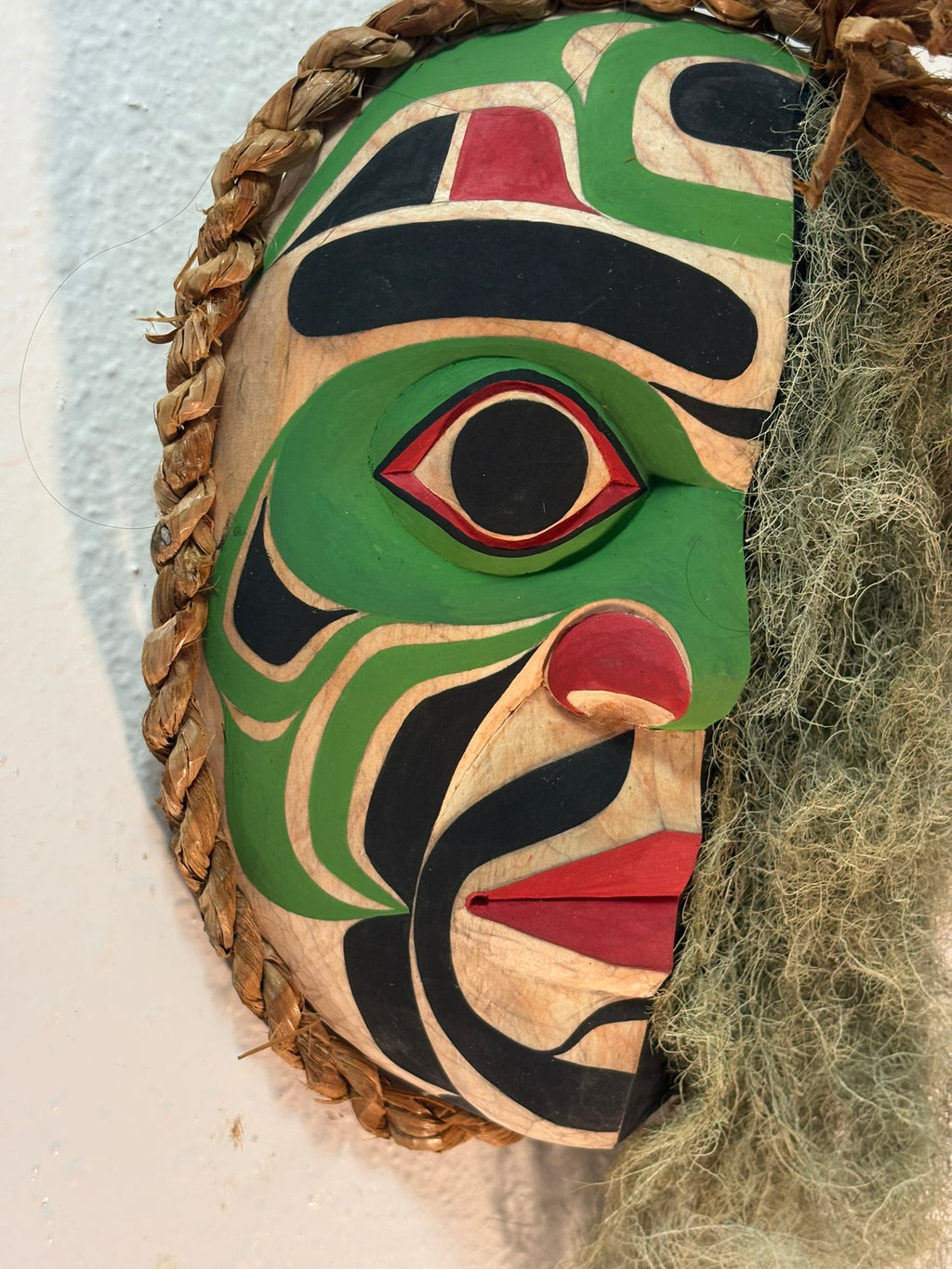 Gilbert Dawson Moss Mask Bring the stunning beauty of Northwest Coast First Nations art into your home with North Island Roots!  Explore our curated collection of authentic, hand-carved masterpieces by talented artists Gilbert Dawson and Morris Johnny
From striking Bear and Wind masks to intricately detailed Eagle and Double Whale carvings, each piece showcases exceptional Indigenous craftsmanship
Find your perfect statement piece in our catalog today—we offer international pricing for art lovers worldwide!