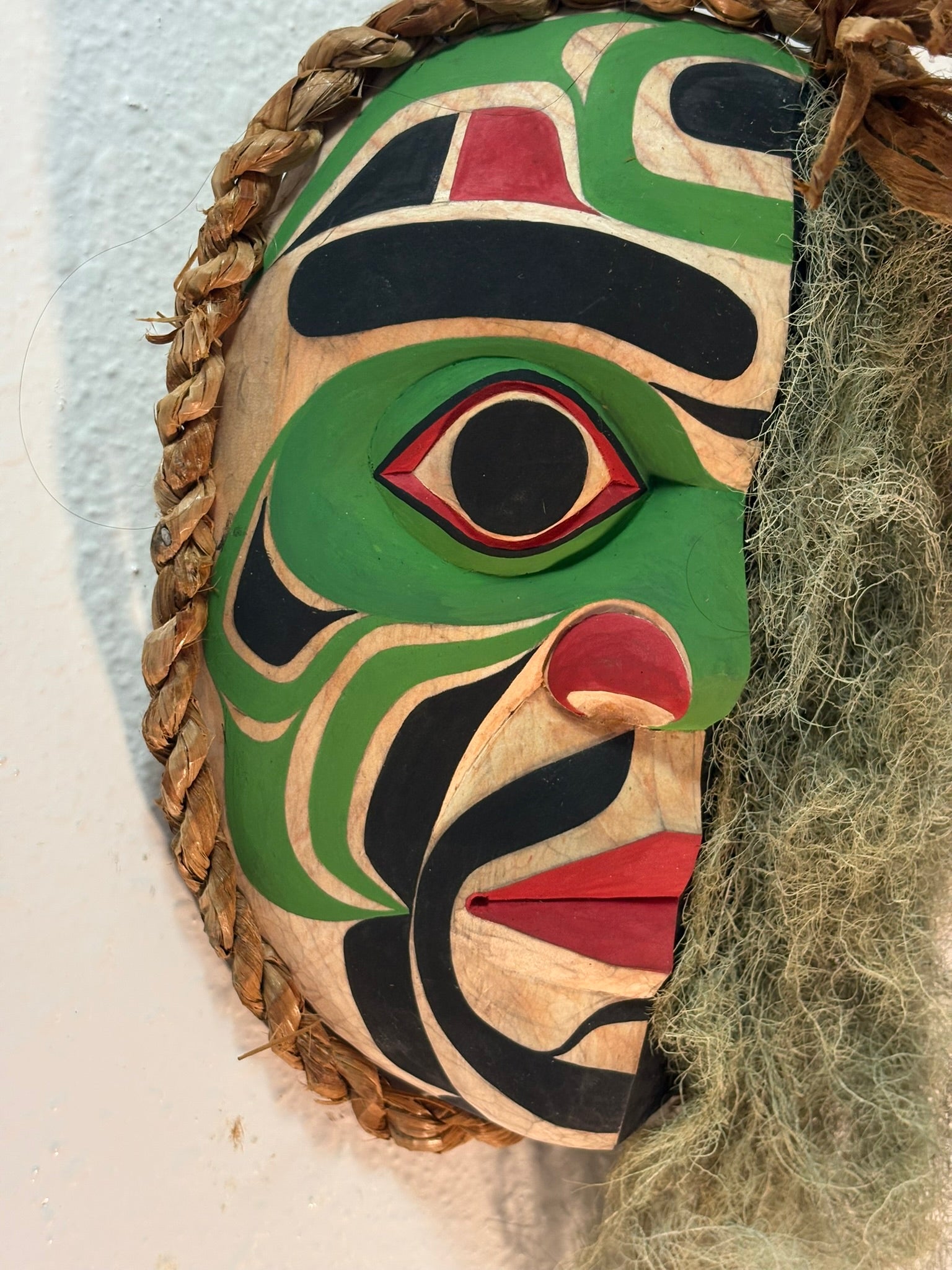 Gilbert Dawson Moss Mask Bring the stunning beauty of Northwest Coast First Nations art into your home with North Island Roots!  Explore our curated collection of authentic, hand-carved masterpieces by talented artists Gilbert Dawson and Morris Johnny
From striking Bear and Wind masks to intricately detailed Eagle and Double Whale carvings, each piece showcases exceptional Indigenous craftsmanship
Find your perfect statement piece in our catalog today—we offer international pricing for art lovers worldwide!