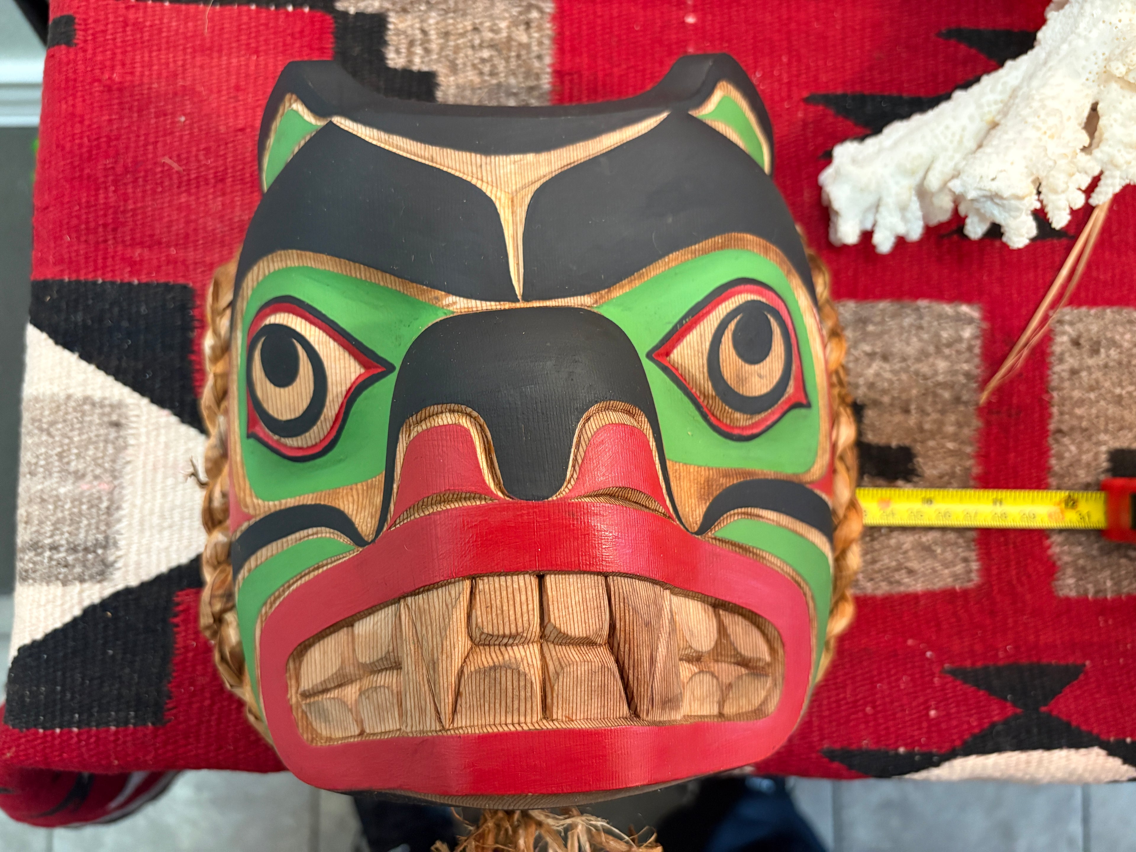 Northwest Coast First Nations art by Gilbert Dawson - BEAR Mask