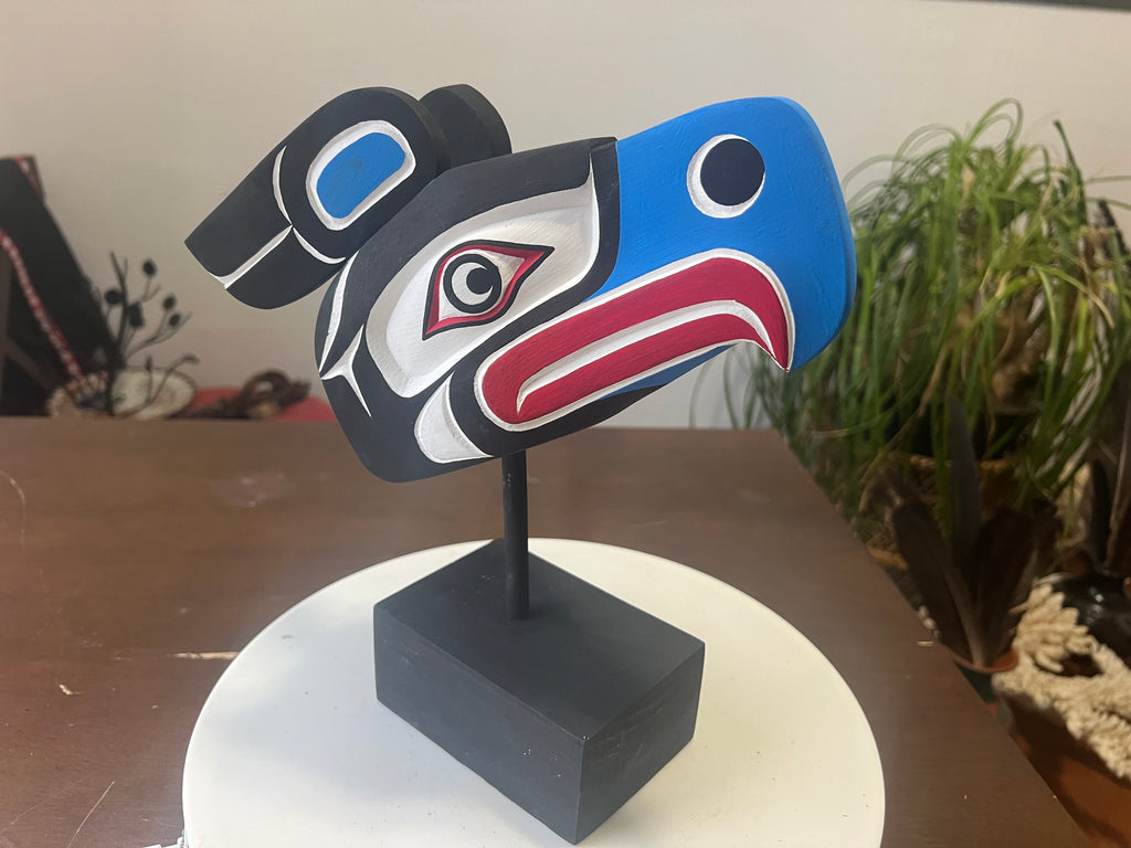 Northwest Coast First Nations art by Gilbert Dawson - KULUS Maskette