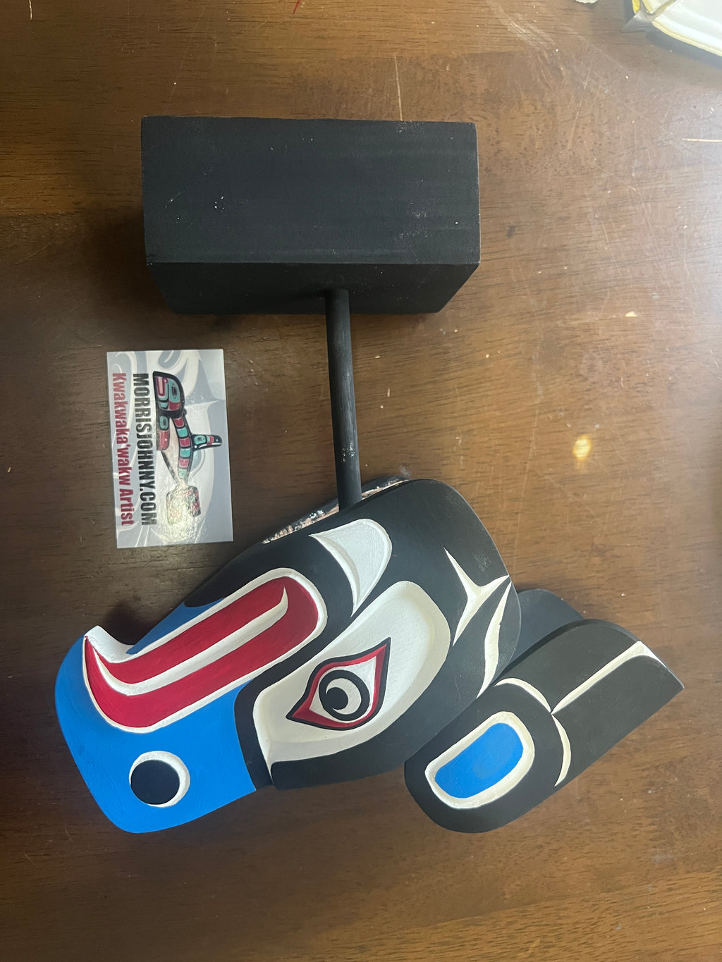 Northwest Coast First Nations art by Gilbert Dawson - KULUS Maskette