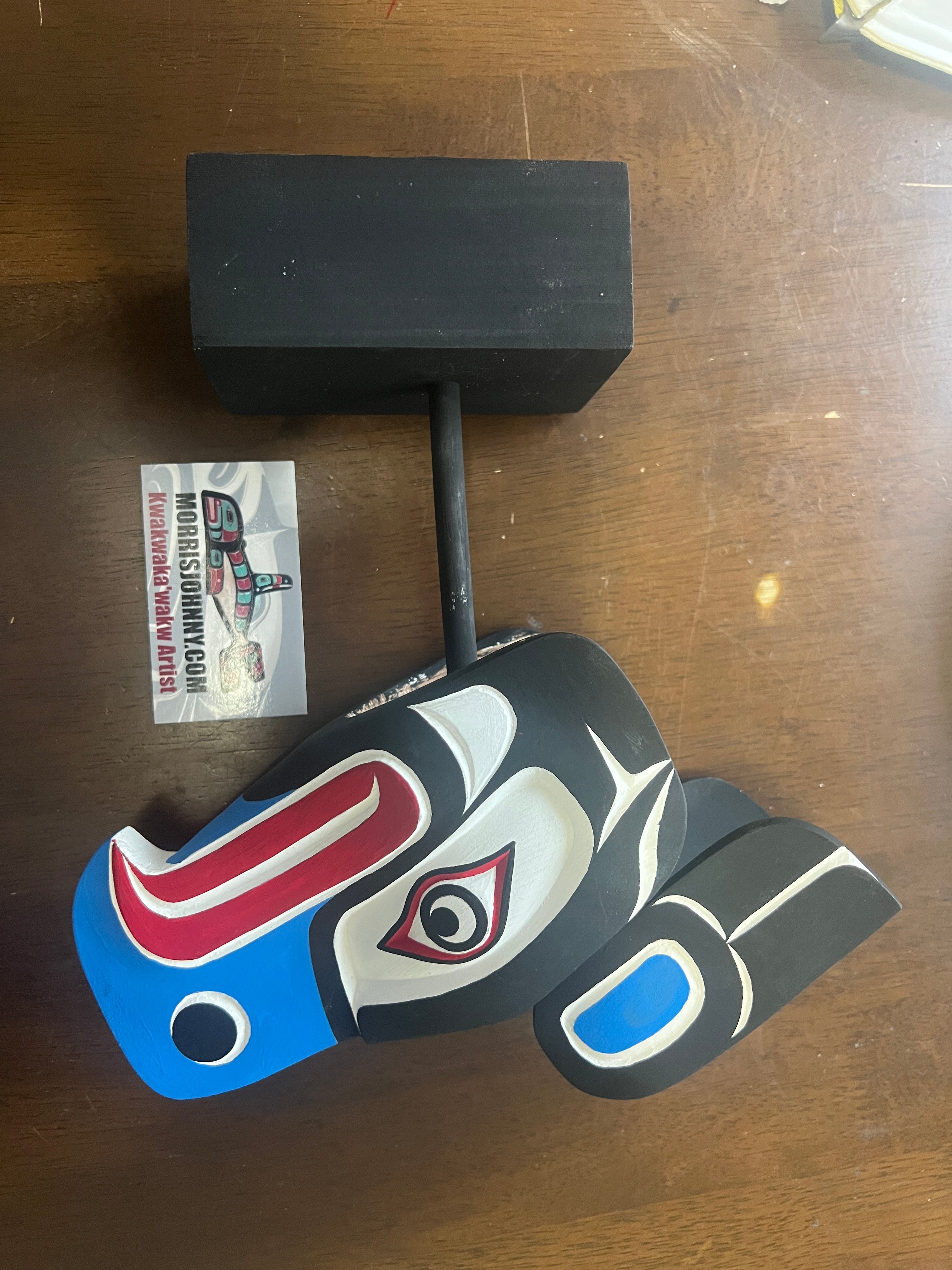 Northwest Coast First Nations art by Gilbert Dawson - KULUS Maskette