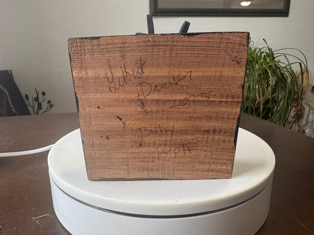 Northwest Coast First Nations art by Gilbert Dawson - BEAR Maskette on Stand