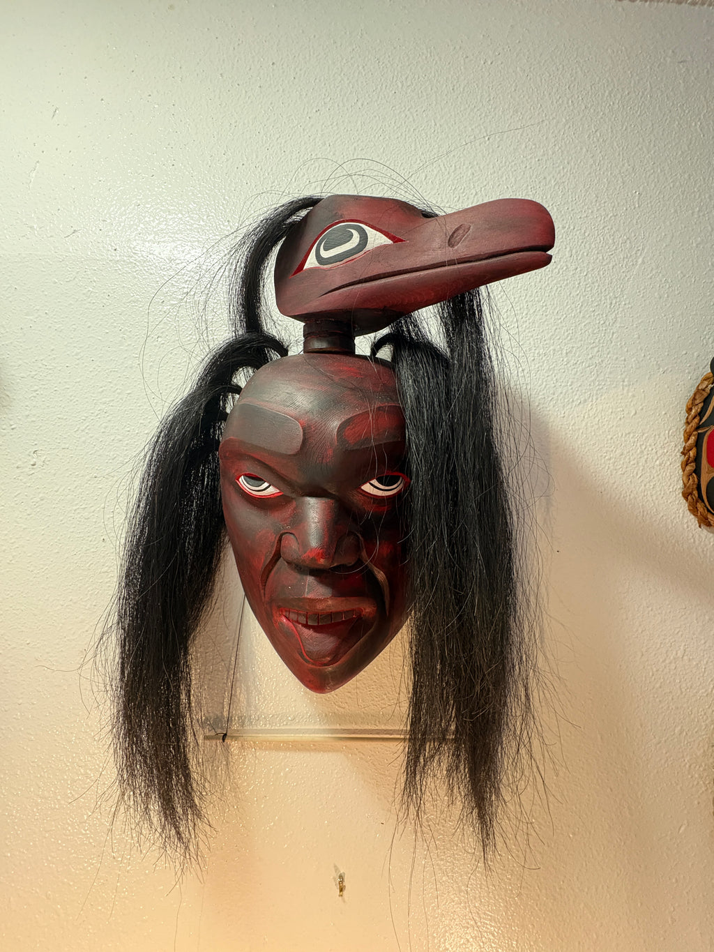 Northwest Coast First Nations art by Gilbert Dawson - GHOST mask