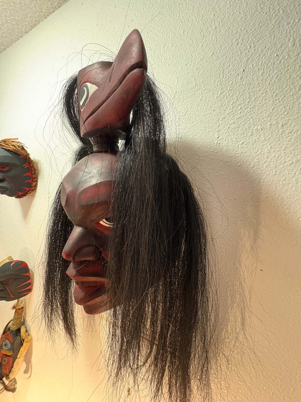 Northwest Coast First Nations art by Gilbert Dawson - GHOST mask
