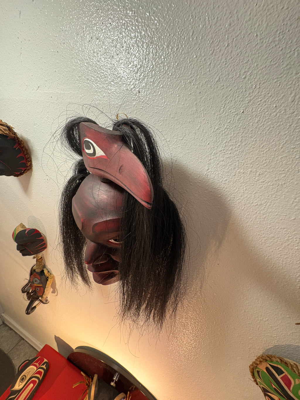 Northwest Coast First Nations art by Gilbert Dawson - GHOST mask