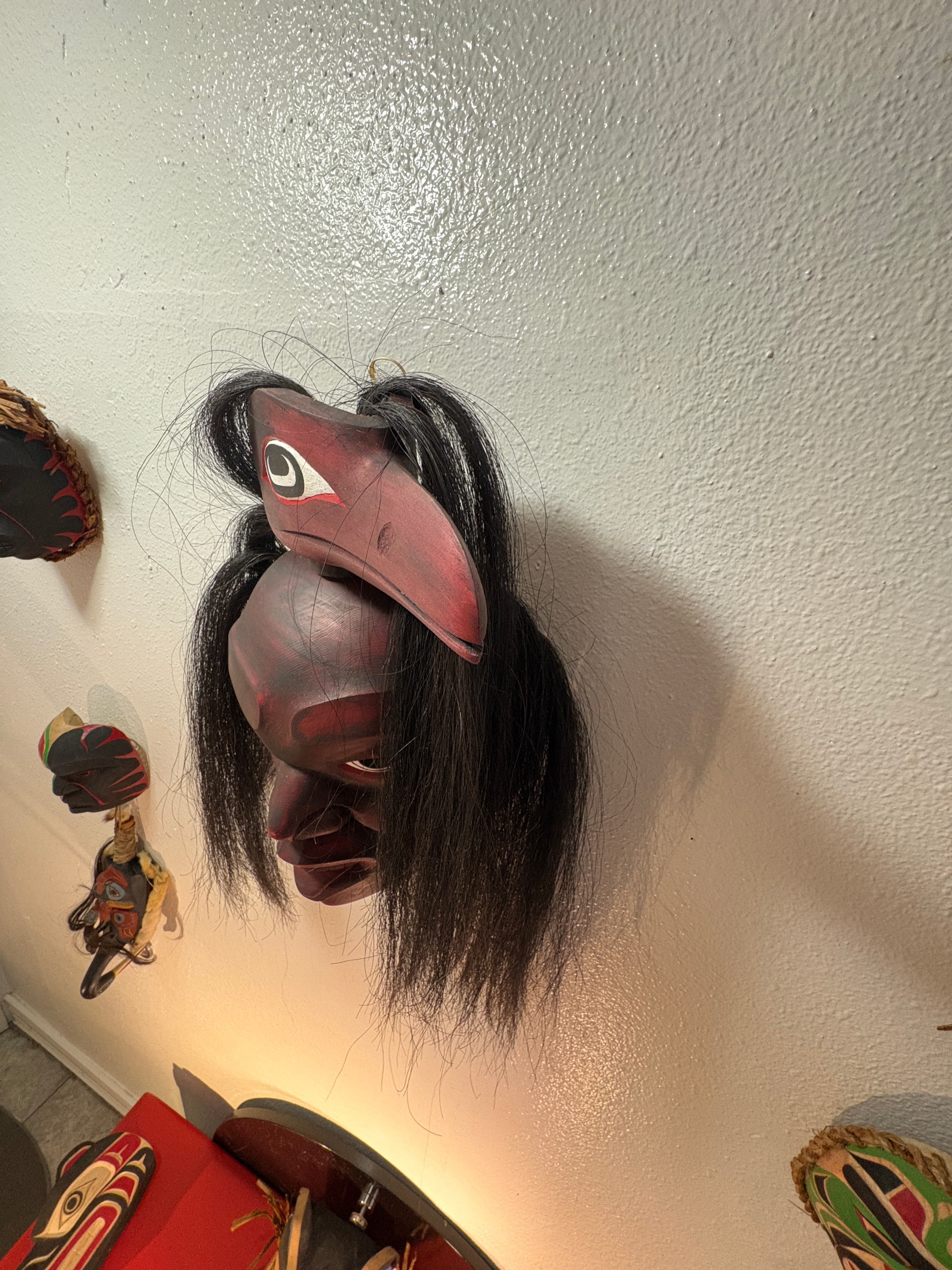 Northwest Coast First Nations art by Gilbert Dawson - GHOST mask