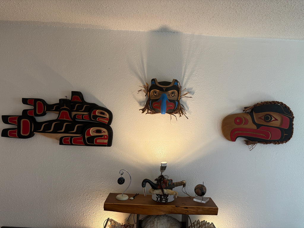 Northwest Coast First Nations art by Gilbert Dawson - KULUS mask