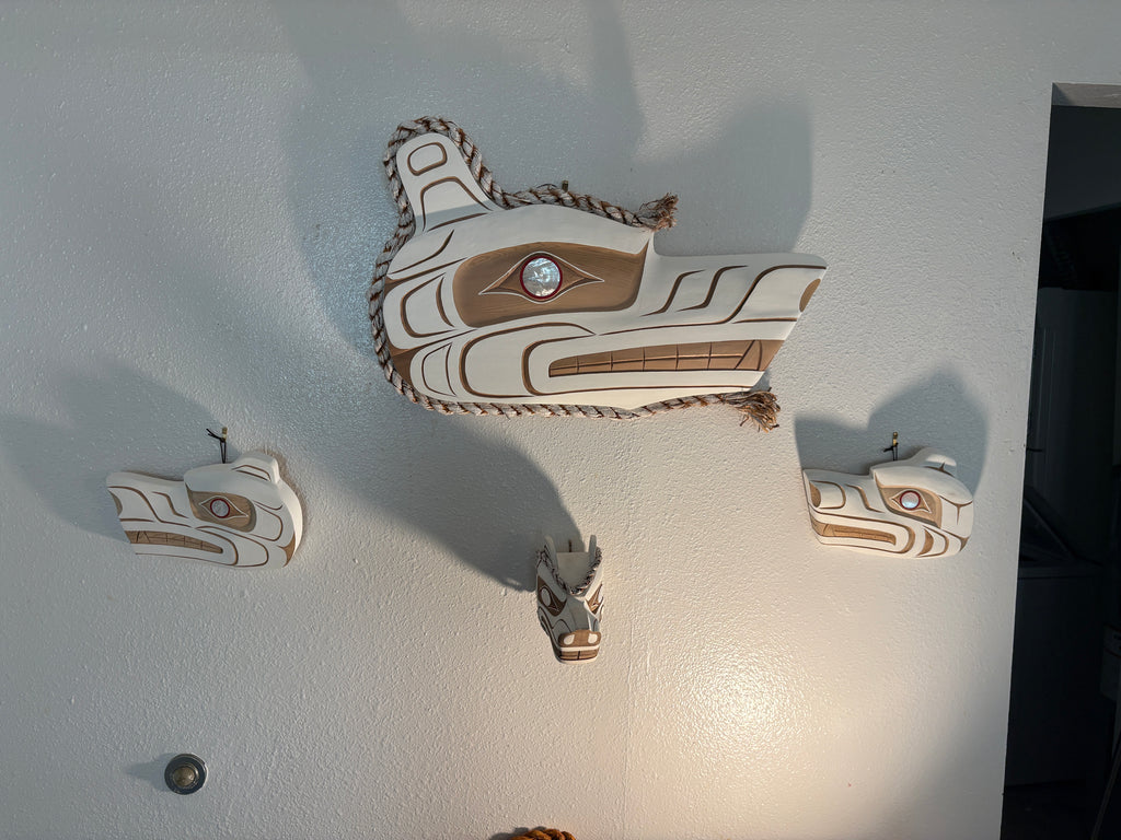 Northwest Coast First Nations art by Gilbert Dawson - SPIRIT BEAR Maskette