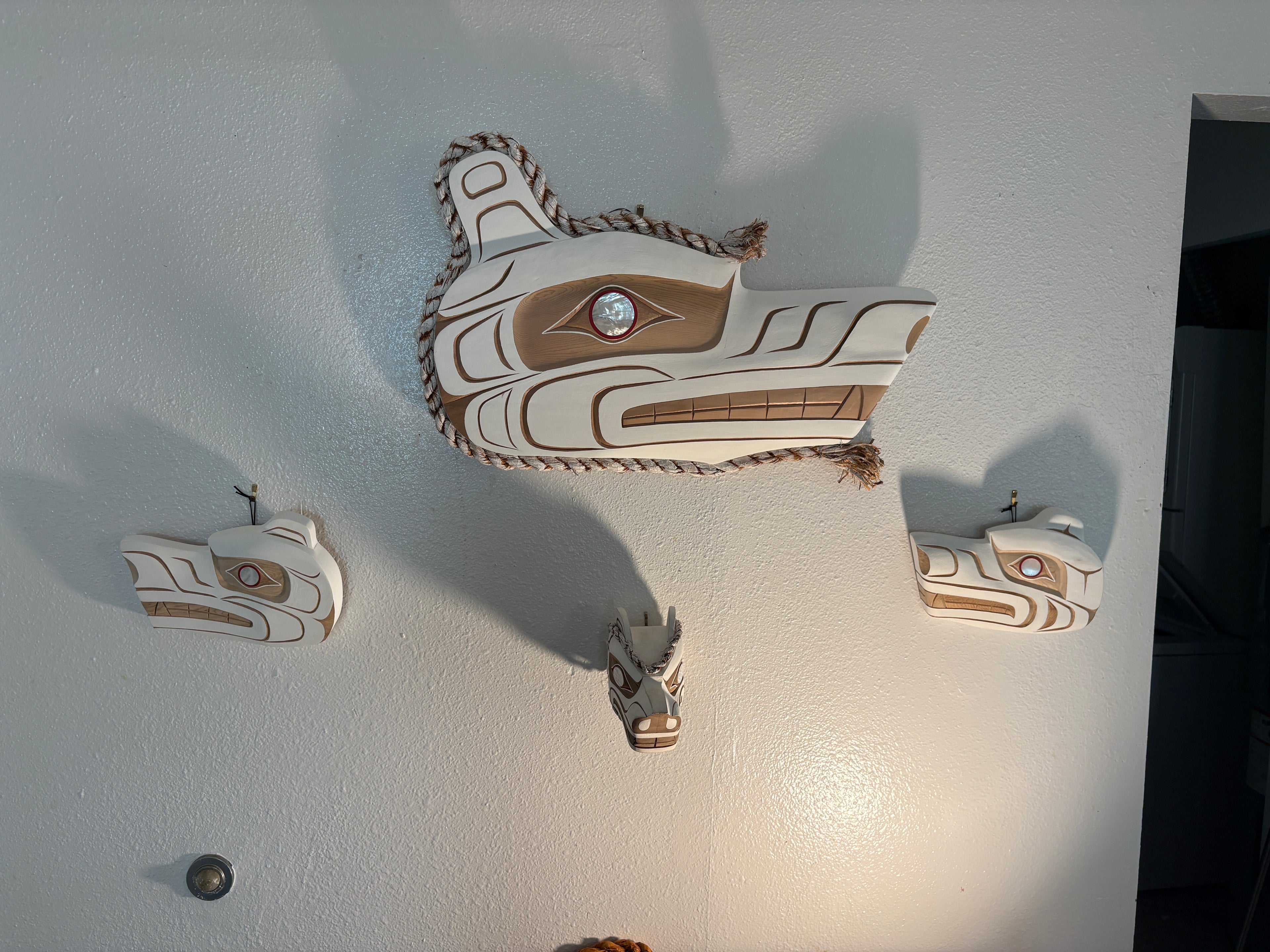 Northwest Coast First Nations art by Gilbert Dawson - SPIRIT BEAR Maskette