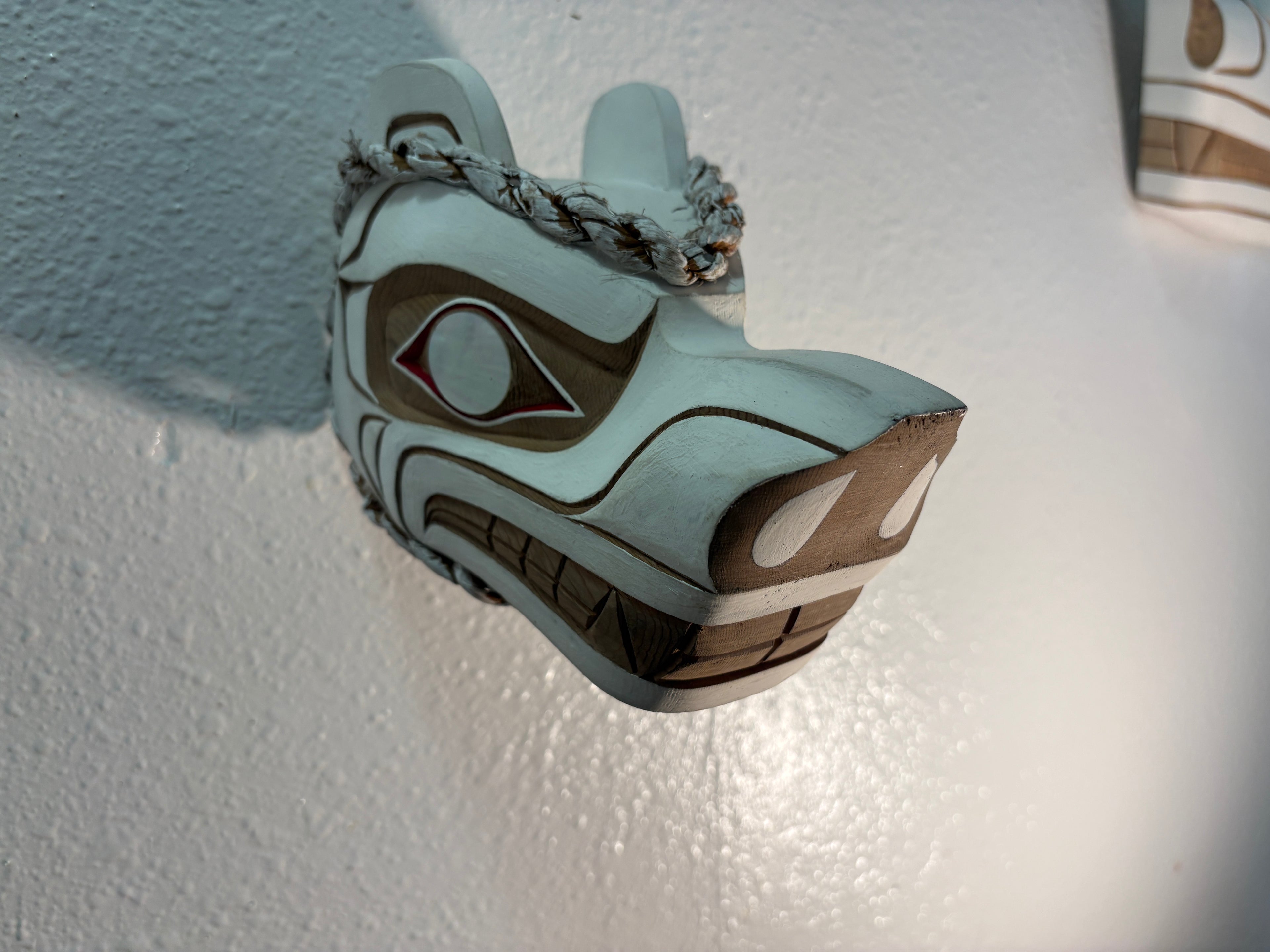Northwest Coast First Nations art by Gilbert Dawson - SPIRIT BEAR Maskette