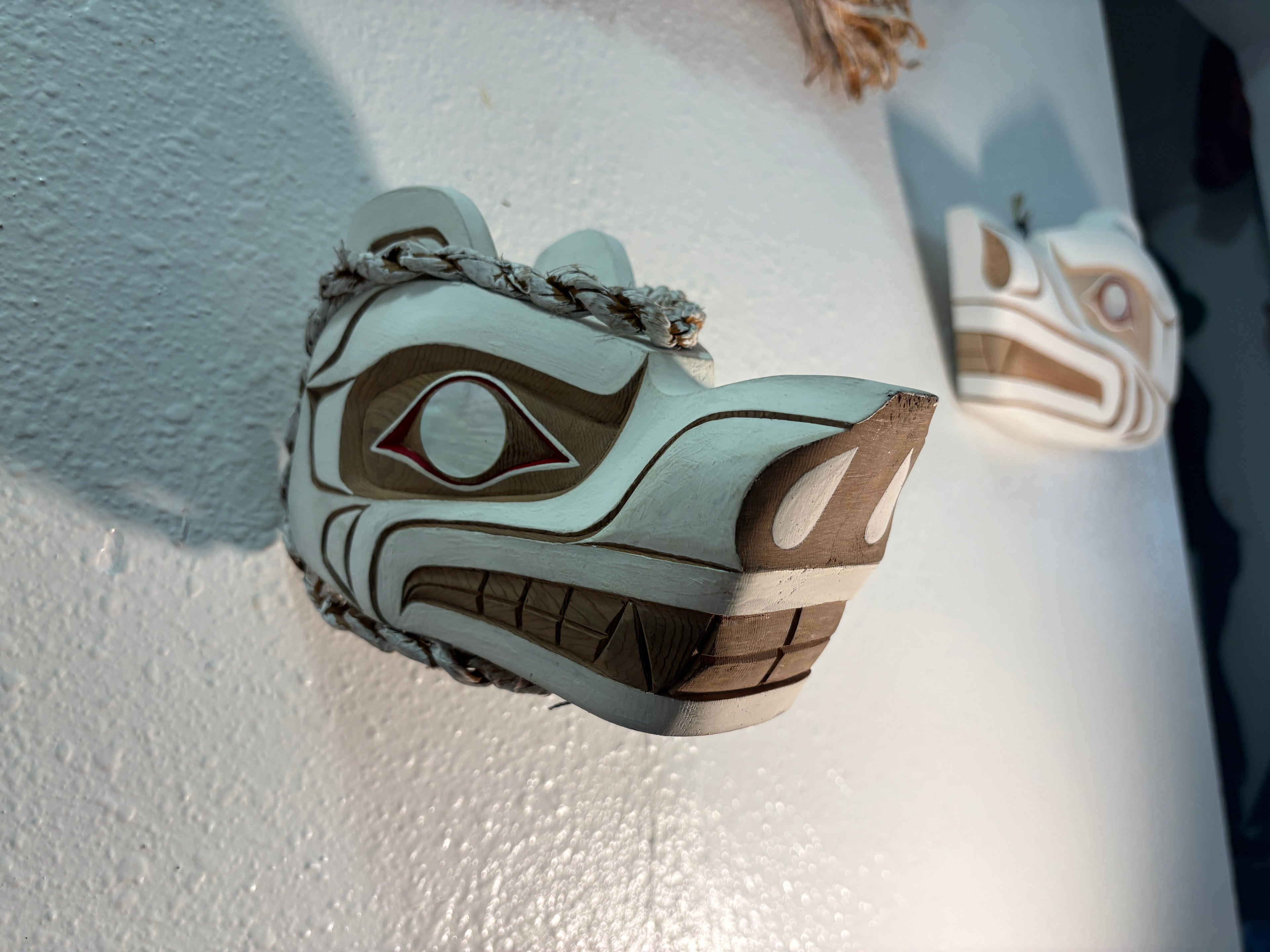 Northwest Coast First Nations art by Gilbert Dawson - SPIRIT BEAR Maskette