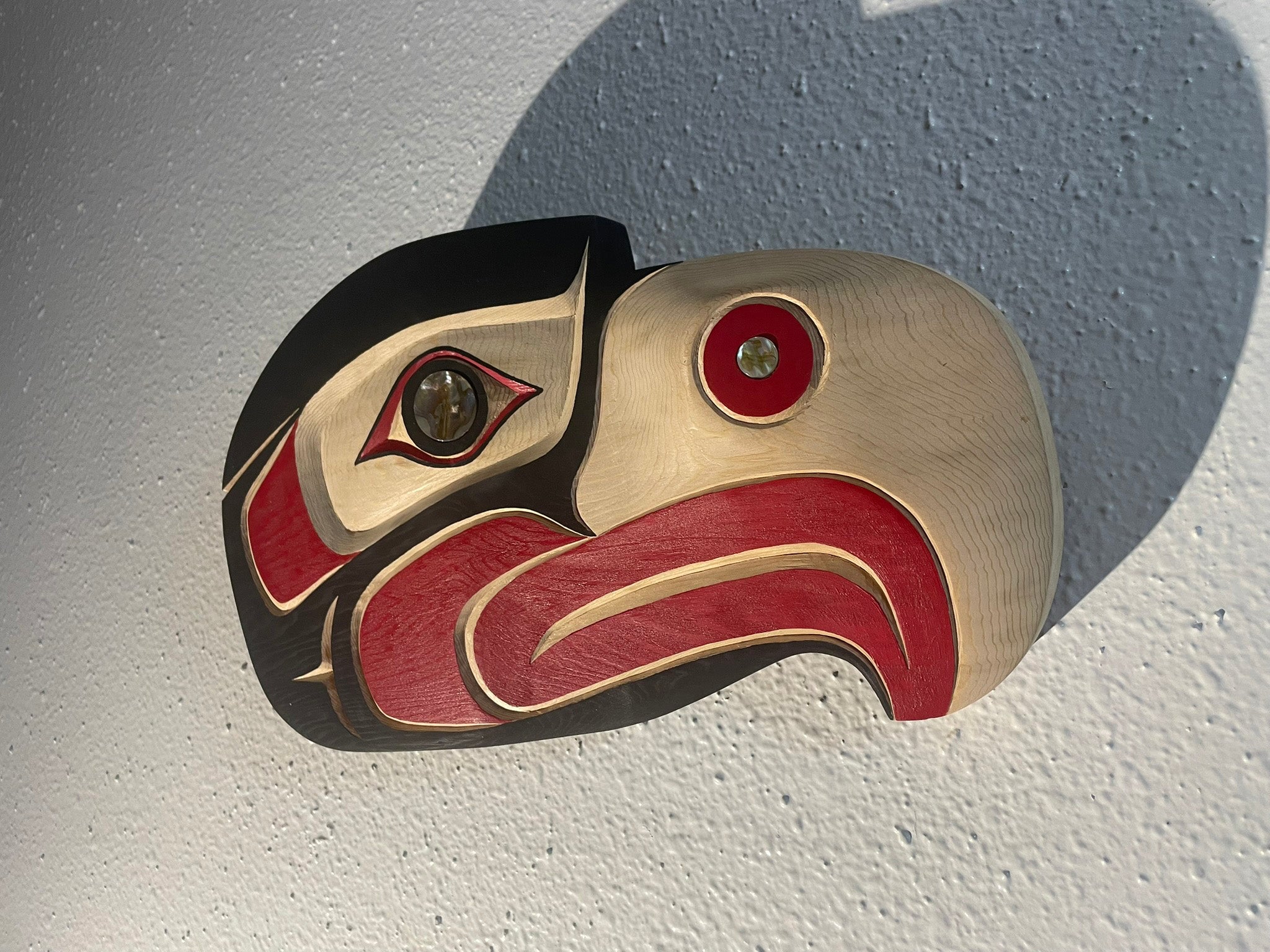 Northwest Coast Indigenous Art, Morris Johnny Carver, First Nations Eagle