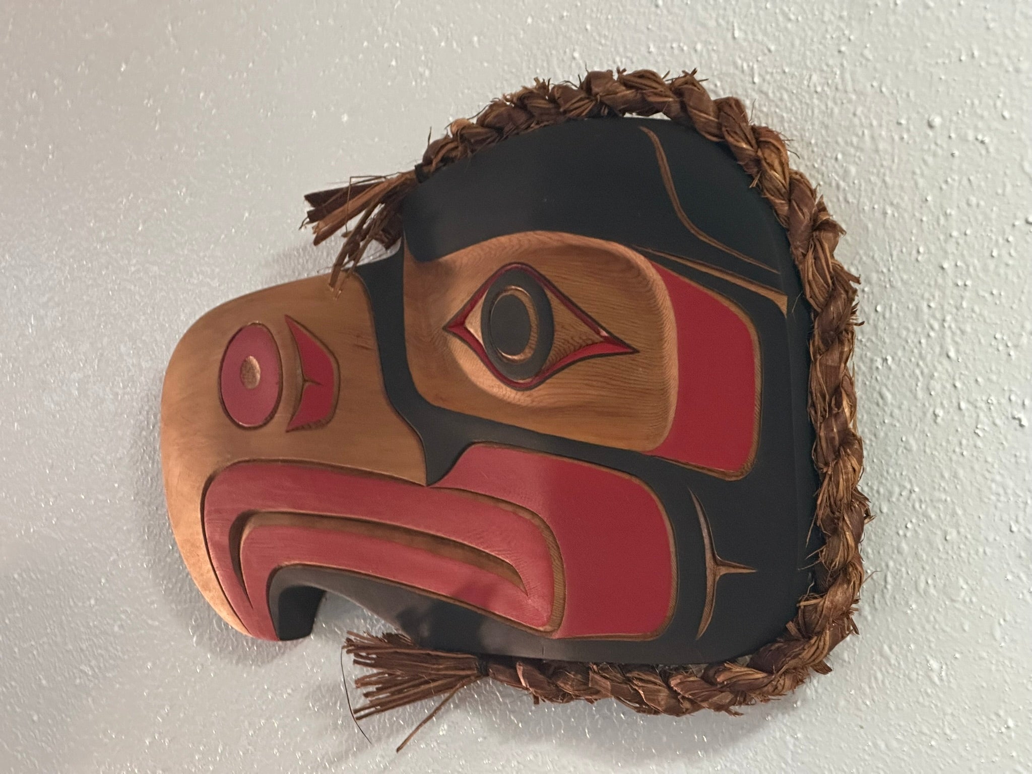 Northwest Coast Indigenous Art, Morris Johnny Carver, First Nations Eagle