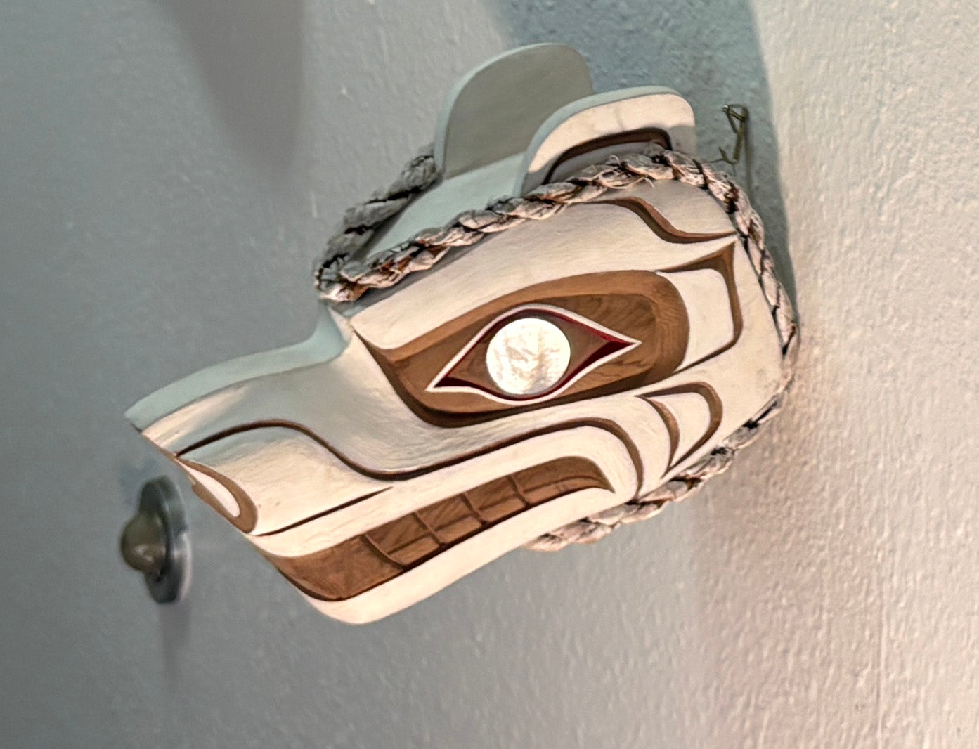 Northwest Coast First Nations art by Gilbert Dawson - SPIRIT BEAR Maskette