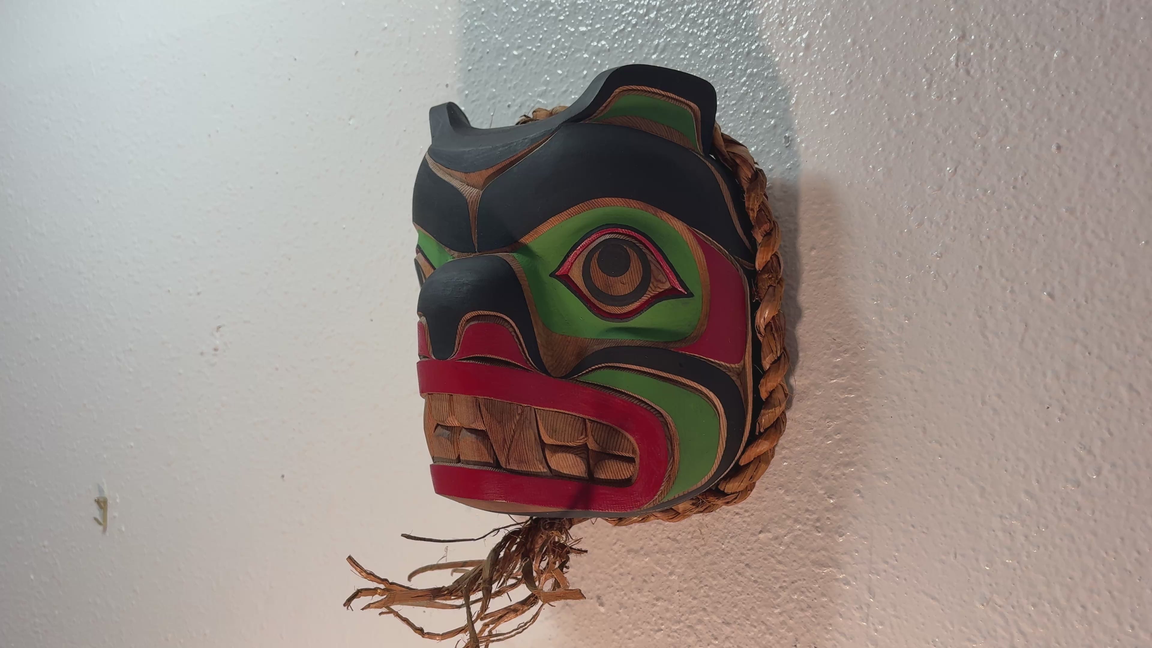 Northwest Coast First Nations art by Gilbert Dawson - BEAR Mask